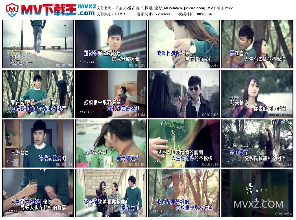 许嘉文-爱在当下_国语_流行_MB504876